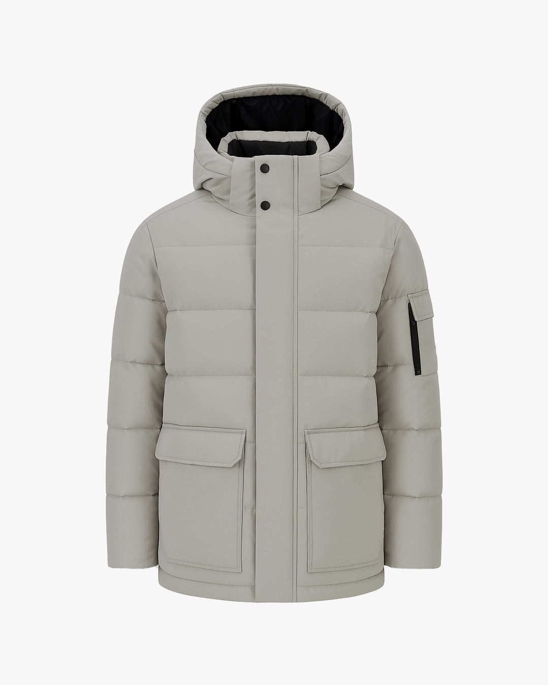 ALEXANDER | Manteau d'hiver à capuche en duvet recyclé