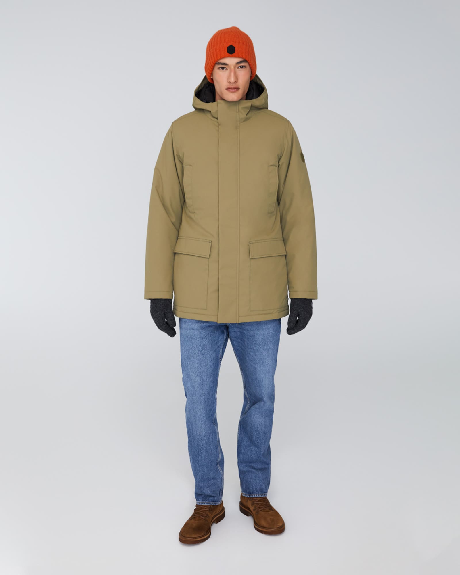 Coretta insulated jacket hot sale dark khaki