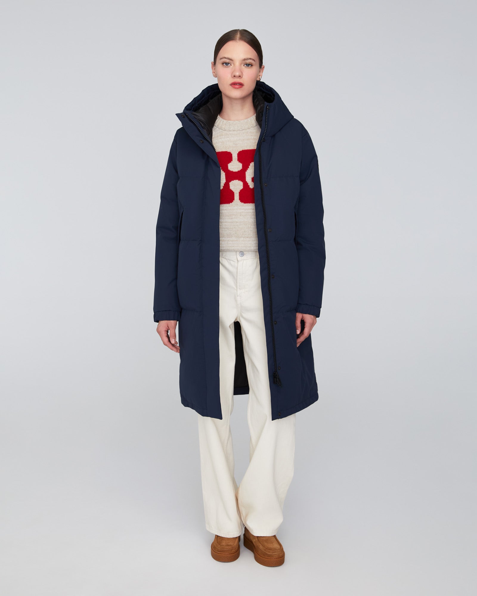 INES  Manteau d'hiver en duvet à capuchon – Quartz Co. #keepyourcool