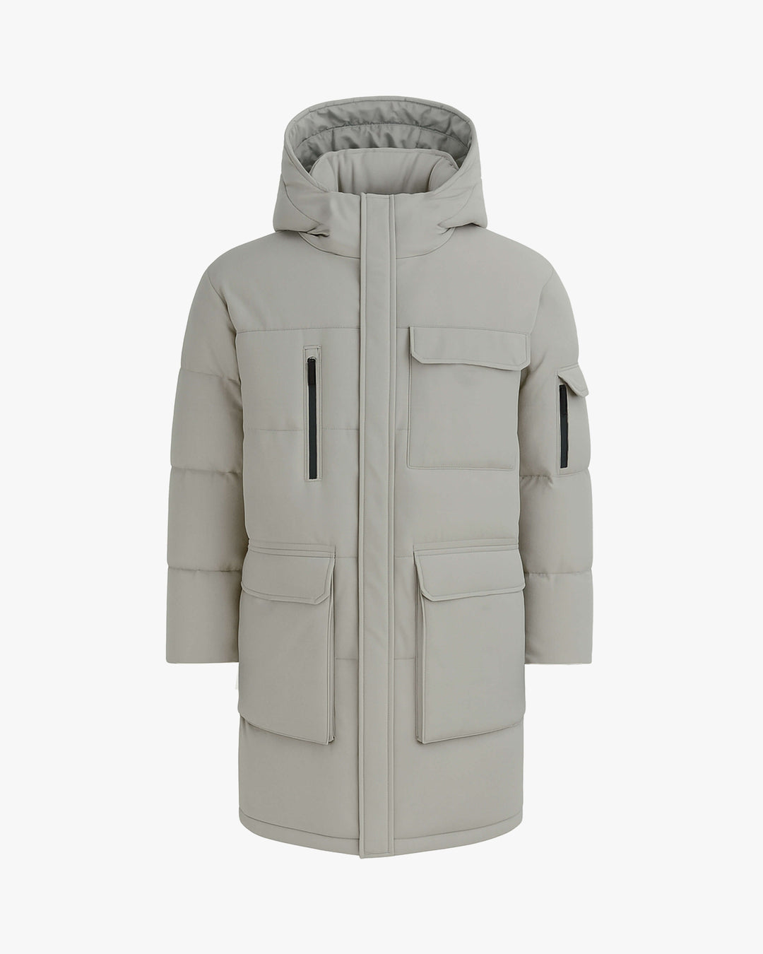 COMPASS | Manteau d'hiver à capuche en duvet recyclé