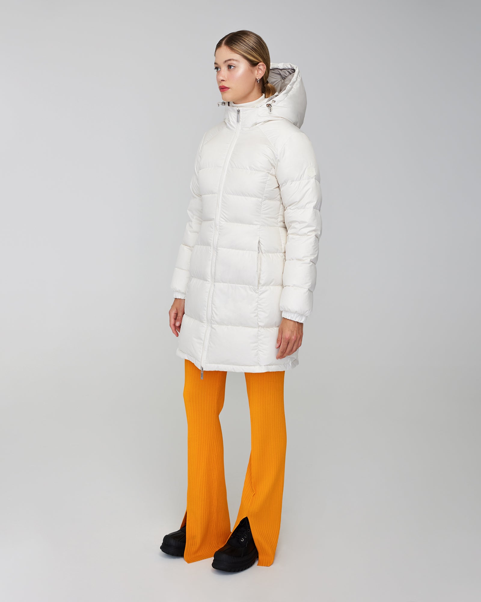 Quartz Co. Manteau d'hiver en duvet à capuchon Fermont - Femme