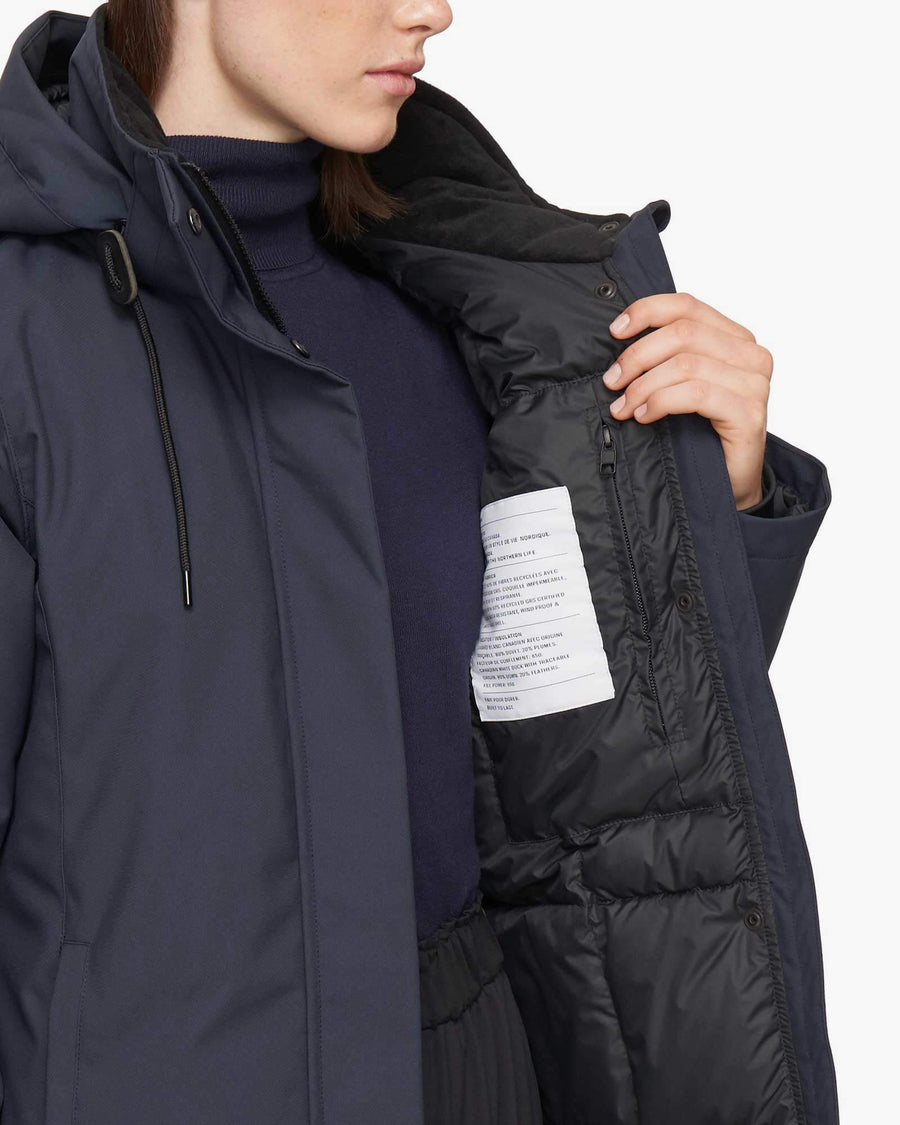 Winter Jacket For Women Without Fur Collar | Genia – Quartz Co. # ...